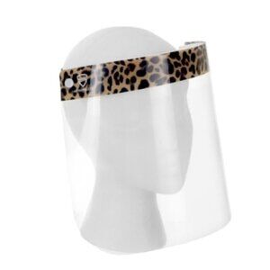 Al-shields Leopard Clear Protective Face shield